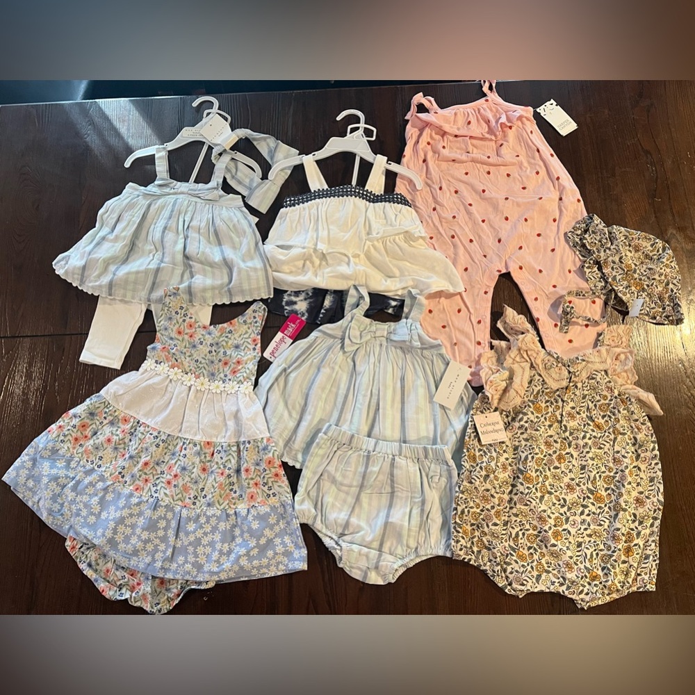 Baby girl clothing bundle size 18 months